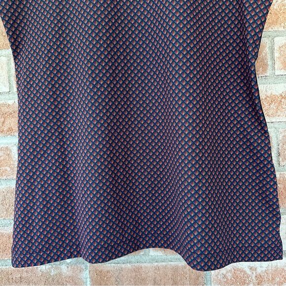 Peter Millar Golf Sleeveless Polo Deco Star Women’s Small UPF 50+ Blue - Picture 9 of 9